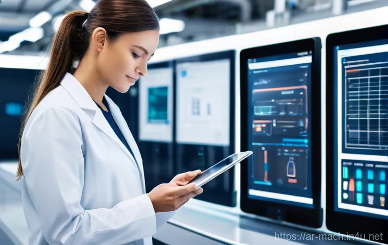 기계가공 산업기사 실기 준비 노트 - **Prompt 1: Futuristic Smart Factory with an Expert Technician**
"A visually stunning, futuristi...